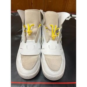 Rare Nike Women's Vandalized LX Shoes White Chrome Yellow Colorway Size 7